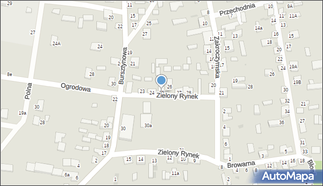 Nowe Miasto, Zielony Rynek, 25, mapa Nowe Miasto