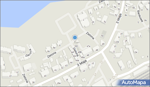 Nowogard, Zielona, 13, mapa Nowogard