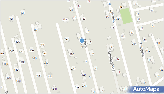 Orzesze, Ziętka, gen., 9, mapa Orzesze