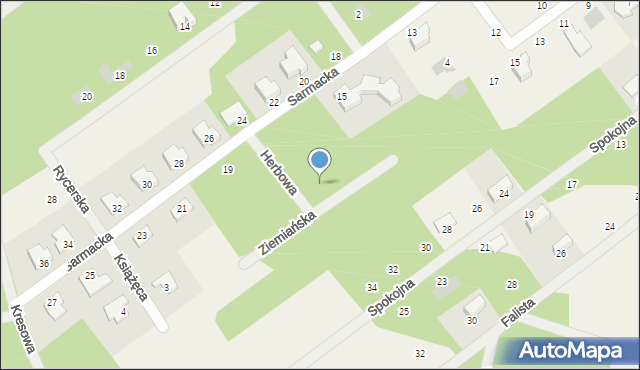 Osowiec, Ziemiańska, 1, mapa Osowiec