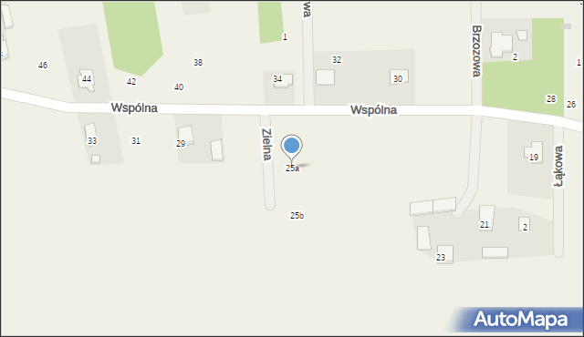 Ostrówek, Zielna, 3, mapa Ostrówek