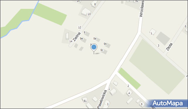 Pasikurowice, Zielna, 11c, mapa Pasikurowice