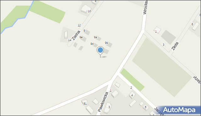 Pasikurowice, Zielna, 11d, mapa Pasikurowice