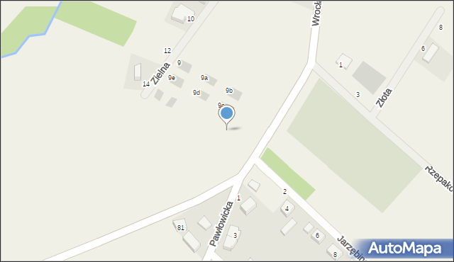 Pasikurowice, Zielna, 11e, mapa Pasikurowice