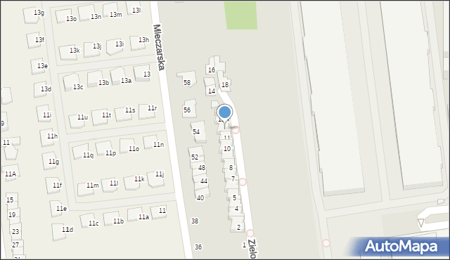 Piaseczno, Zielony Sad, 12, mapa Piaseczno