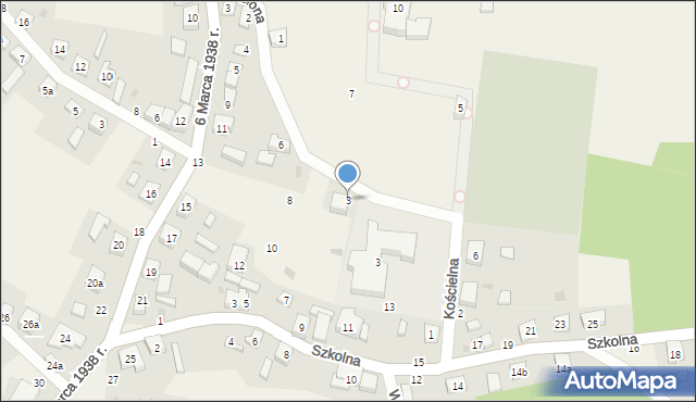 Piece, Zielona, 3, mapa Piece