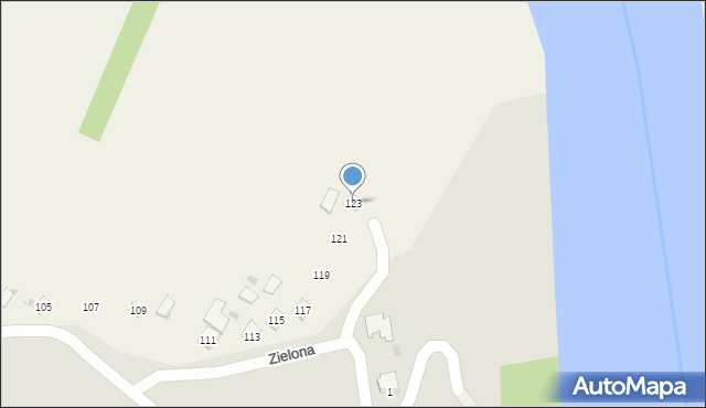 Pilchów, Zielona, 123, mapa Pilchów