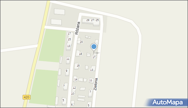 Pilszcz, Zielona, 19, mapa Pilszcz