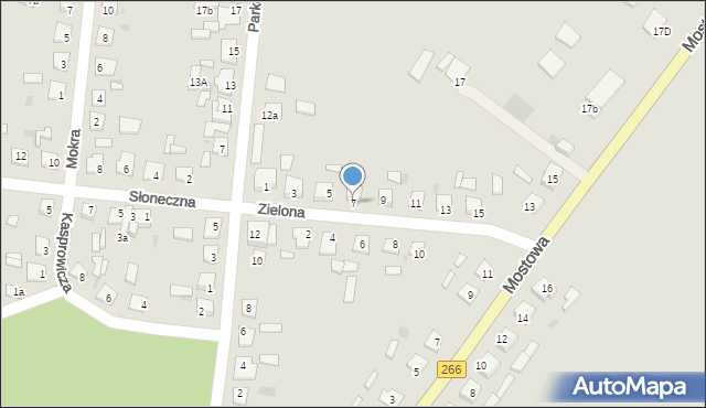 Piotrków Kujawski, Zielona, 7, mapa Piotrków Kujawski