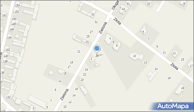 Podolszyn, Zielona, 28, mapa Podolszyn