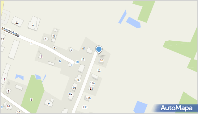 Pokrówka, Zielona, 11c, mapa Pokrówka