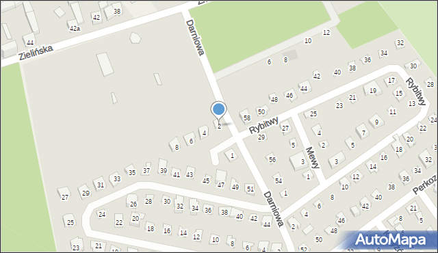 Poznań, Zimorodka, 2, mapa Poznania