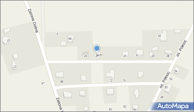 Przechlewo, Zielona Dolina, 2F, mapa Przechlewo