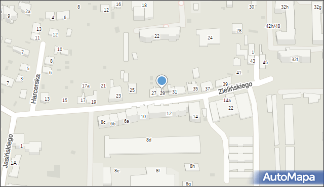 Przemyśl, Zielińskiego Zygmunta, 29, mapa Przemyśla