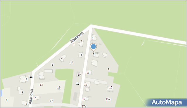 Przyłęki, Zielone Pola, 5, mapa Przyłęki