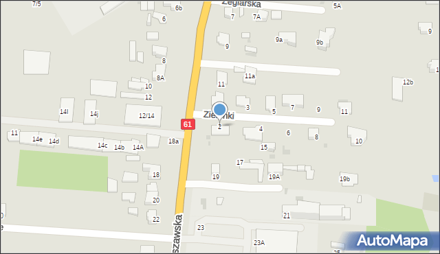 Pułtusk, Zielonki Stefana, ks., 2, mapa Pułtusk