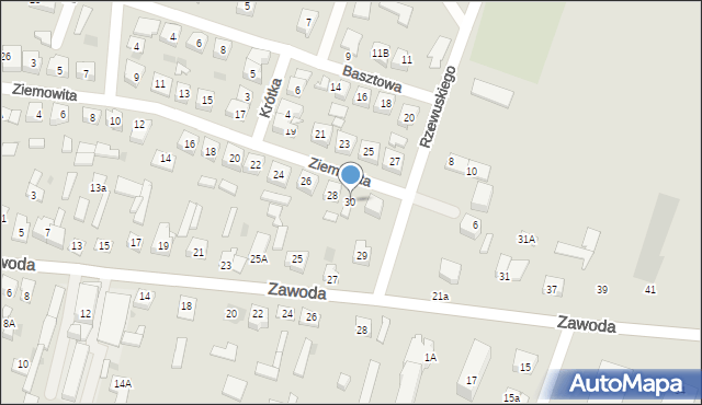 Raciąż, Ziemowita, 30, mapa Raciąż