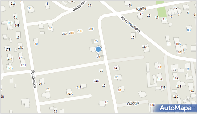 Radom, Ziei Jana, ks., 23, mapa Radomia