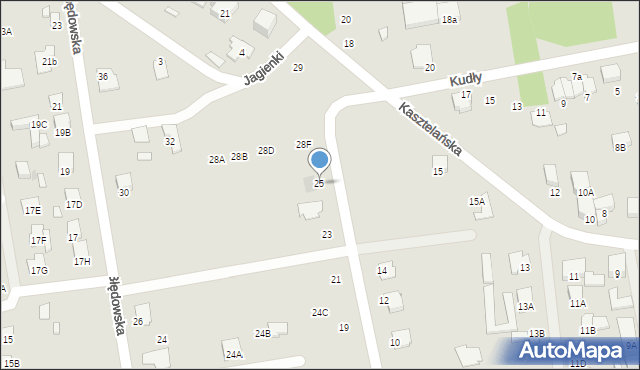 Radom, Ziei Jana, ks., 25, mapa Radomia