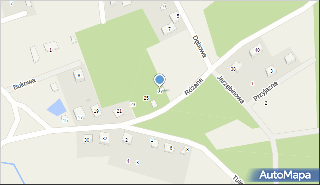 Robakowo, Ziemska, 27, mapa Robakowo