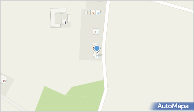 Rokocin, Ziołowa, 13, mapa Rokocin