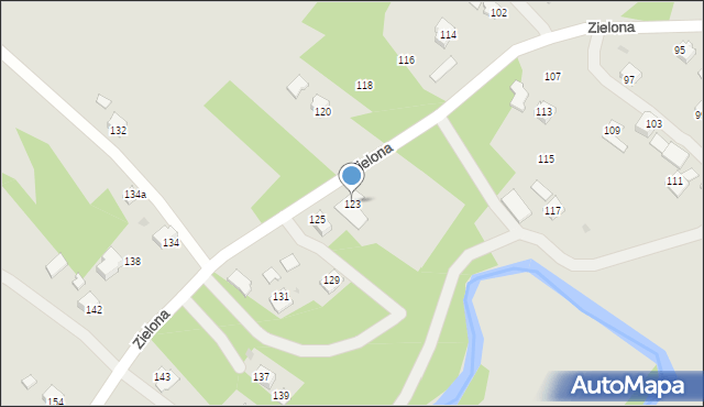 Ropczyce, Zielona, 123, mapa Ropczyce