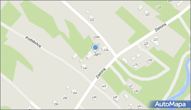 Ropczyce, Zielona, 138, mapa Ropczyce