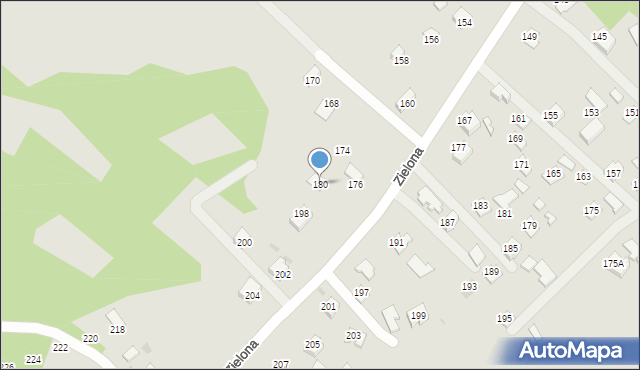 Ropczyce, Zielona, 180, mapa Ropczyce