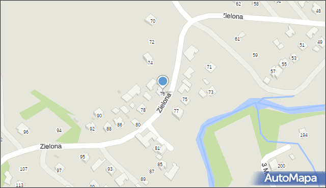 Ropczyce, Zielona, 76, mapa Ropczyce