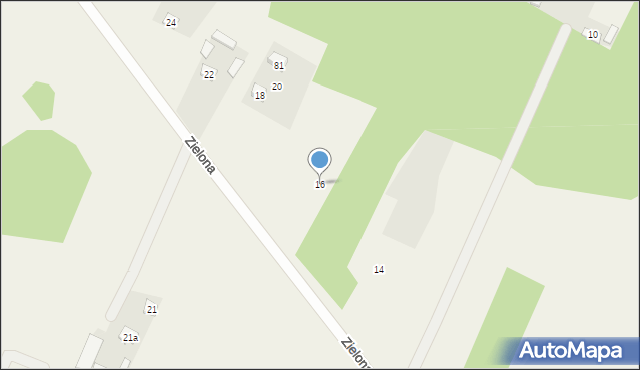 Równe, Zielona, 16, mapa Równe