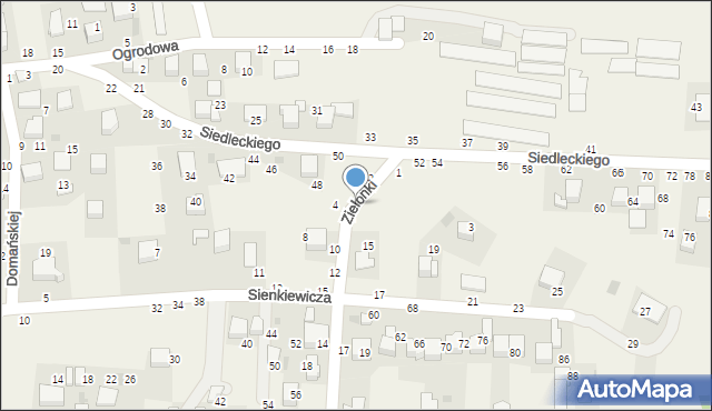 Rudawa, Zielonki Stanisława, płk., 9, mapa Rudawa