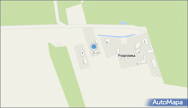 Rudzienko, Zielna, 7, mapa Rudzienko