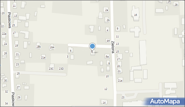 Rusinowice, Zielona, 6C, mapa Rusinowice