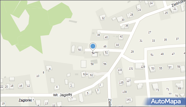 Rzeszotary, Zielińskiego Zygmunta, gen., 54, mapa Rzeszotary