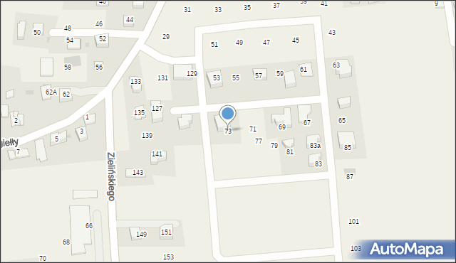 Rzeszotary, Zielińskiego Zygmunta, gen., 73, mapa Rzeszotary