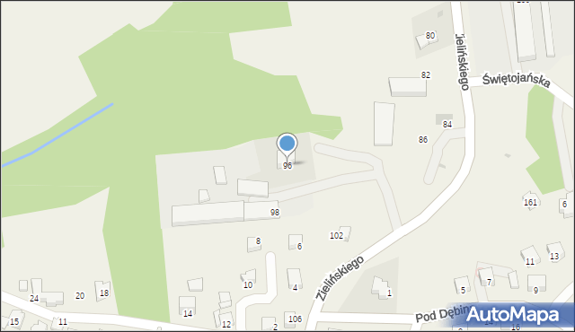 Rzeszotary, Zielińskiego Zygmunta, gen., 96, mapa Rzeszotary