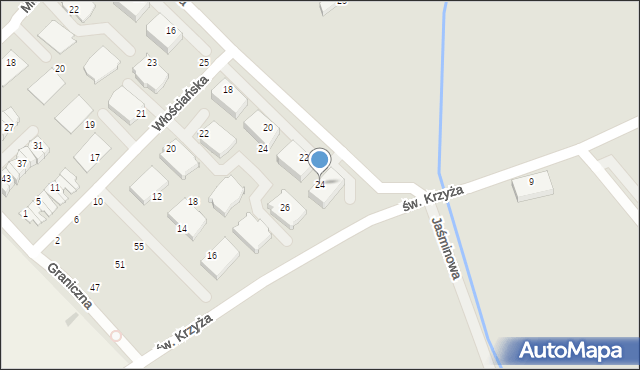 Siechnice, Ziemska, 24, mapa Siechnice