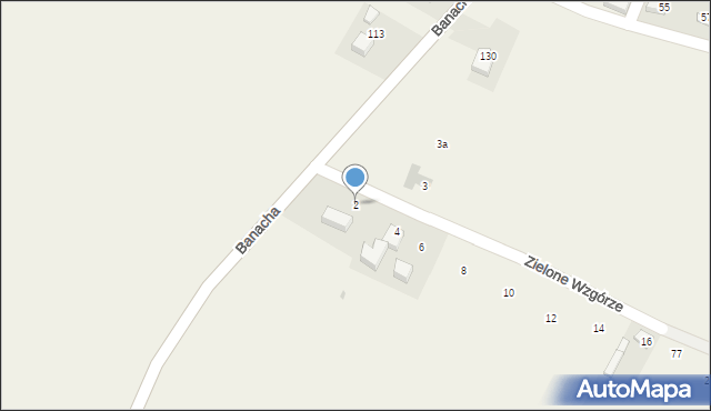 Sieciechowice, Zielone Wzgórze, 2, mapa Sieciechowice