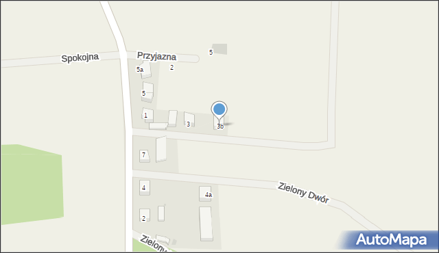 Siemirowice, Zielony Dwór, 3b, mapa Siemirowice