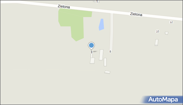 Skaryszew, Zielona, 6, mapa Skaryszew