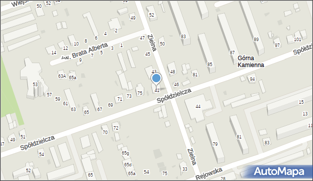 Skarżysko-Kamienna, Zielna, 41, mapa Skarżysko-Kamienna