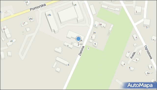 Skórcz, Zielona, 2, mapa Skórcz