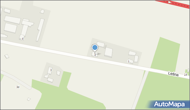 Słowik, Zimna Woda, 2, mapa Słowik