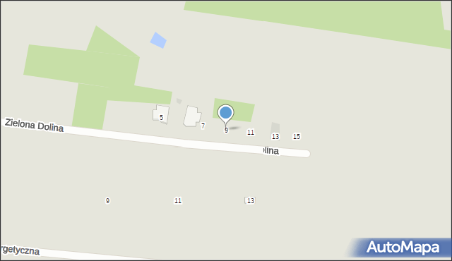 Sochaczew, Zielona Dolina, 9, mapa Sochaczew