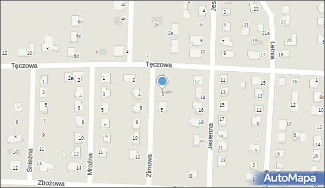 Solec Kujawski, Zimowa, 3, mapa Solec Kujawski