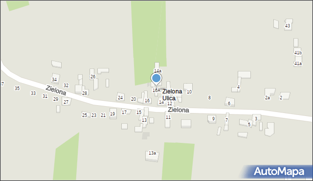 Sompolno, Zielona, 16A, mapa Sompolno