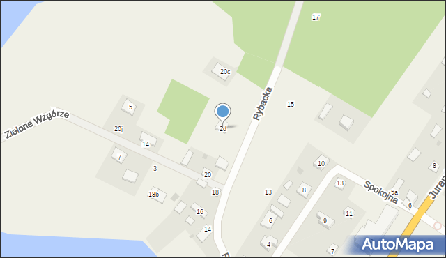 Spychowo, Zielone Wzgórze, 2d, mapa Spychowo