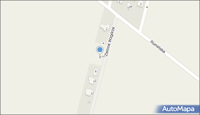 Stare Miasto, Zielone Wzgórze, 6, mapa Stare Miasto