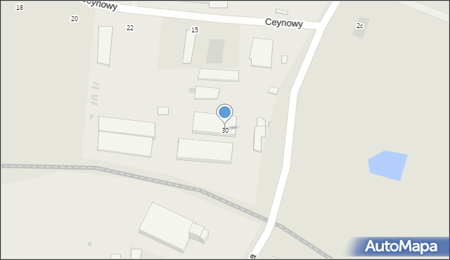 Starogard Gdański, Zielona, 30, mapa Starogard Gdański