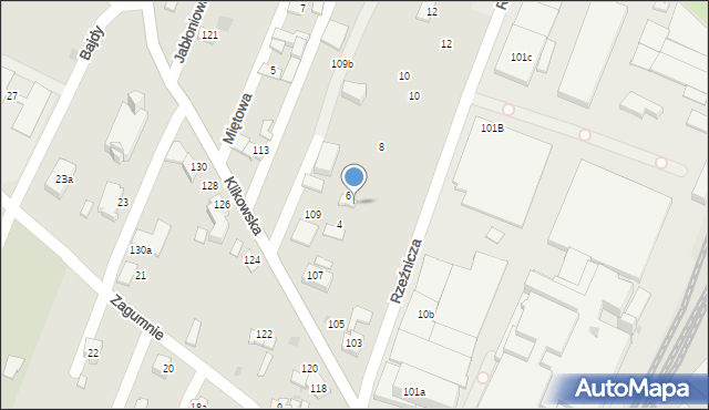 Tarnów, Ziołowa, 6, mapa Tarnów